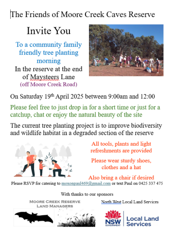 A community family friendly tree planting morning
