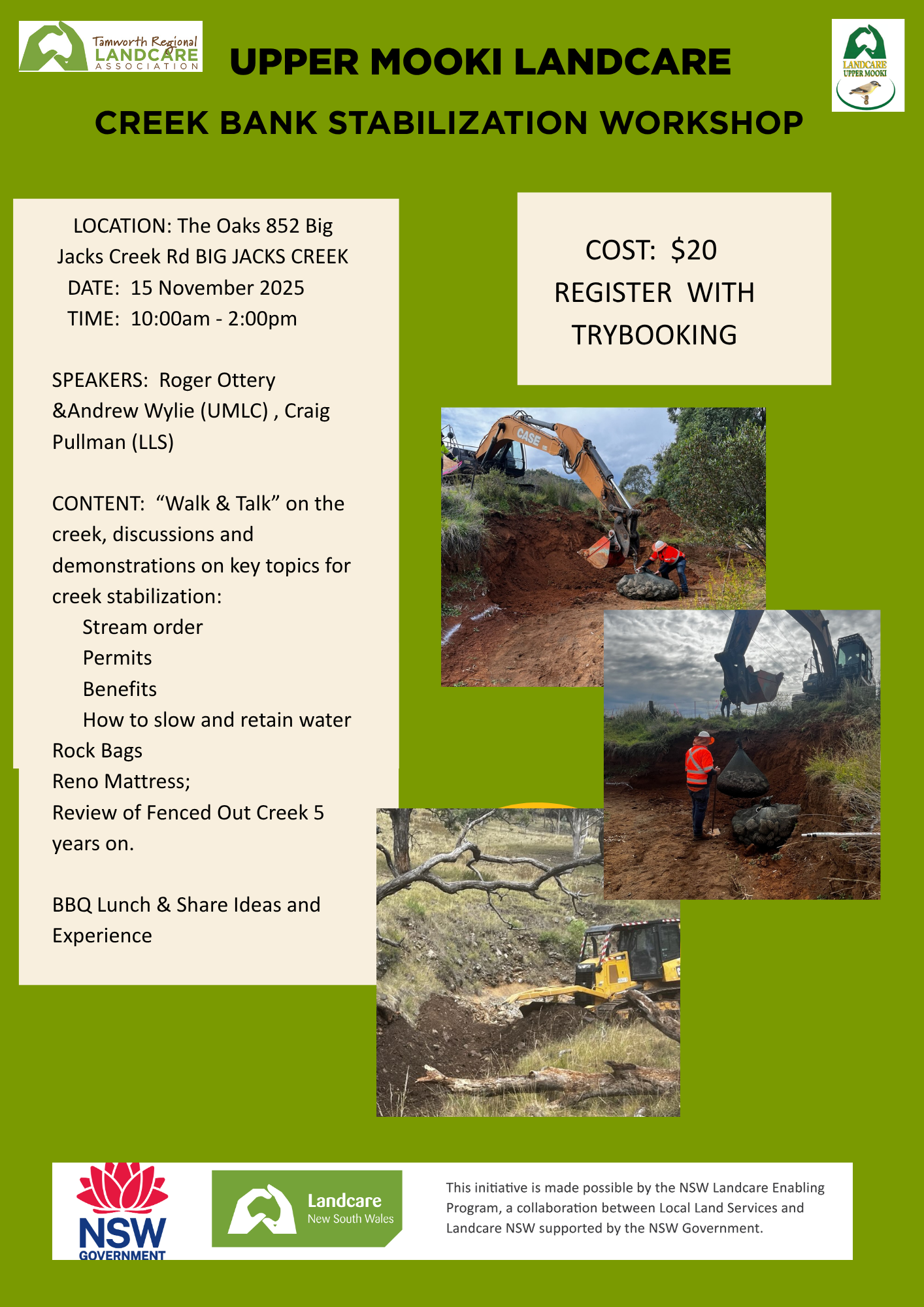 Creek Bank Stabiliozation Workshop